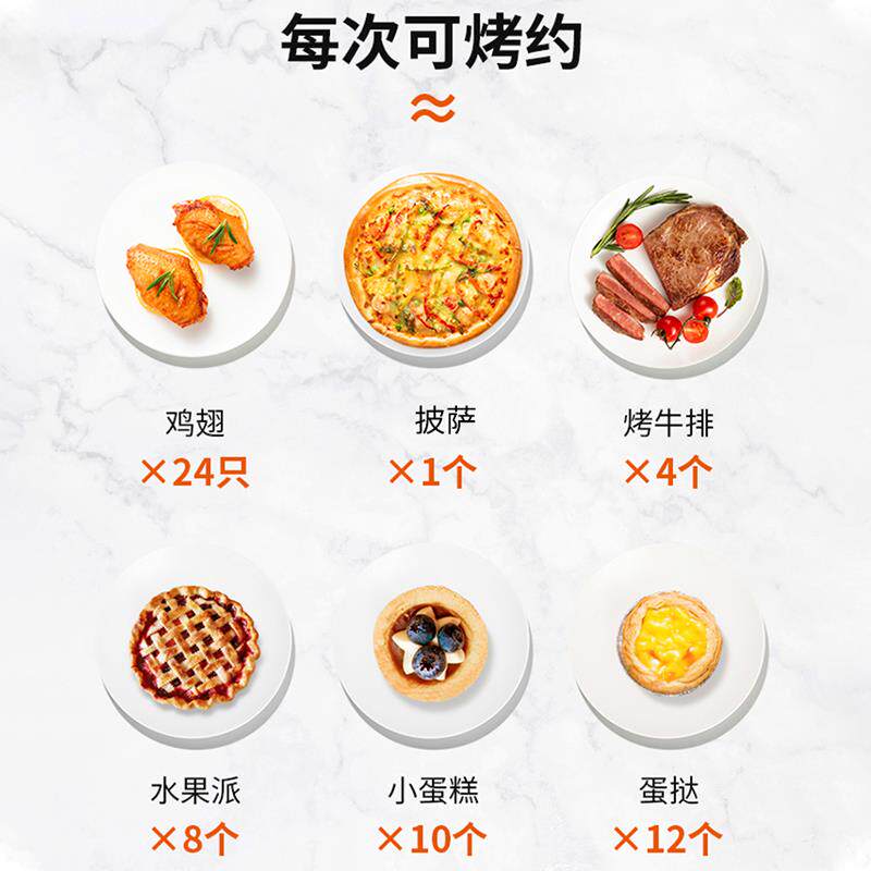 电烤箱新款家用小型多功能大容量电烤箱