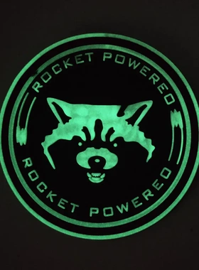 货源roet powered动力夜光臂魔术贴3d pv软