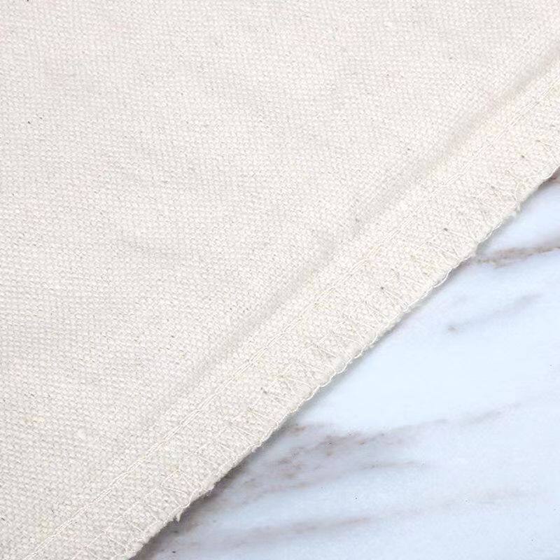 加厚帆布收纳袋棉麻抽拉绳可广告杂物礼品布袋子