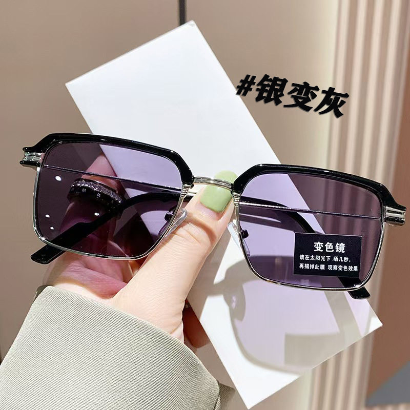 复框老花眼镜中老年高档男高清防蓝光花镜防辐射眉毛架老花镜