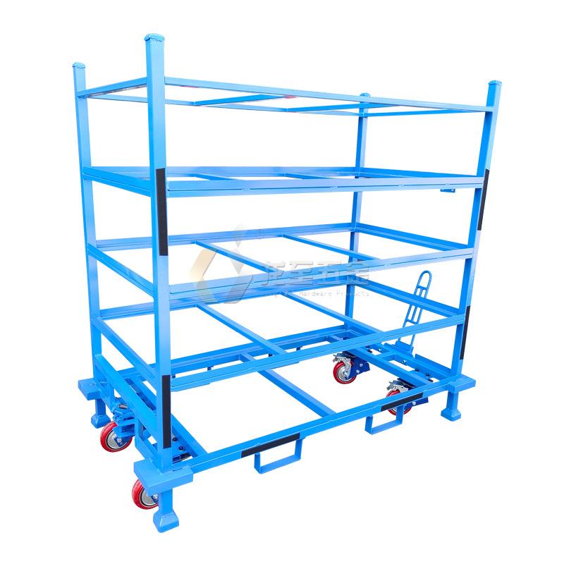 带轮移动货架新能源汽车零配件周转车物流笼架热销优惠