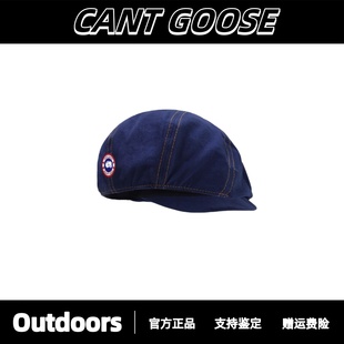 复古气质八角帽大头围英伦风 CANTGOOSE鹅新反戴贝雷帽子男女款
