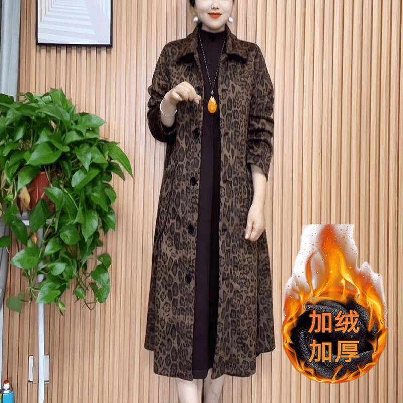 推荐加厚长款外套女装冬小个子风衣女款2026新款Q中年女士保暖大
