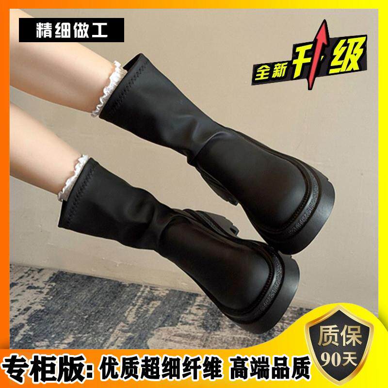 新品厚底增高短靴子女2026