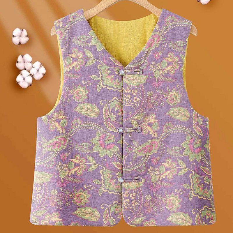 推荐妈妈装新中式国风碎花