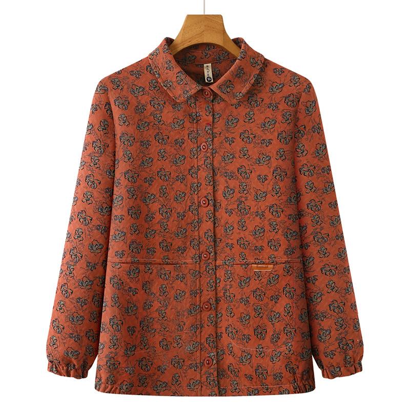 推荐奶奶装秋装夹克外套中