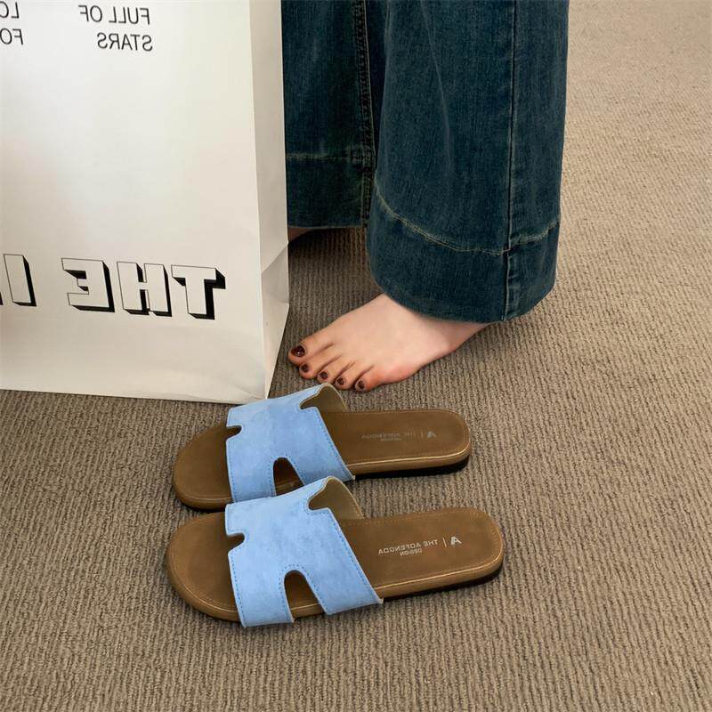 新品勃肯软底凉拖鞋女夏季外穿2026新款配裙子平底沙滩鞋孕妇博肯