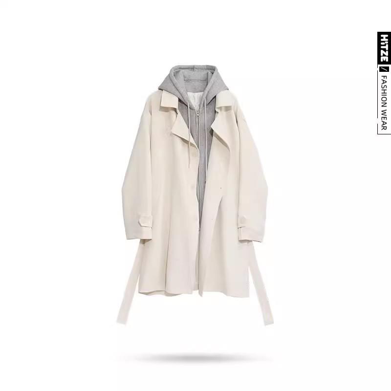 推荐大码美式oversize拼接