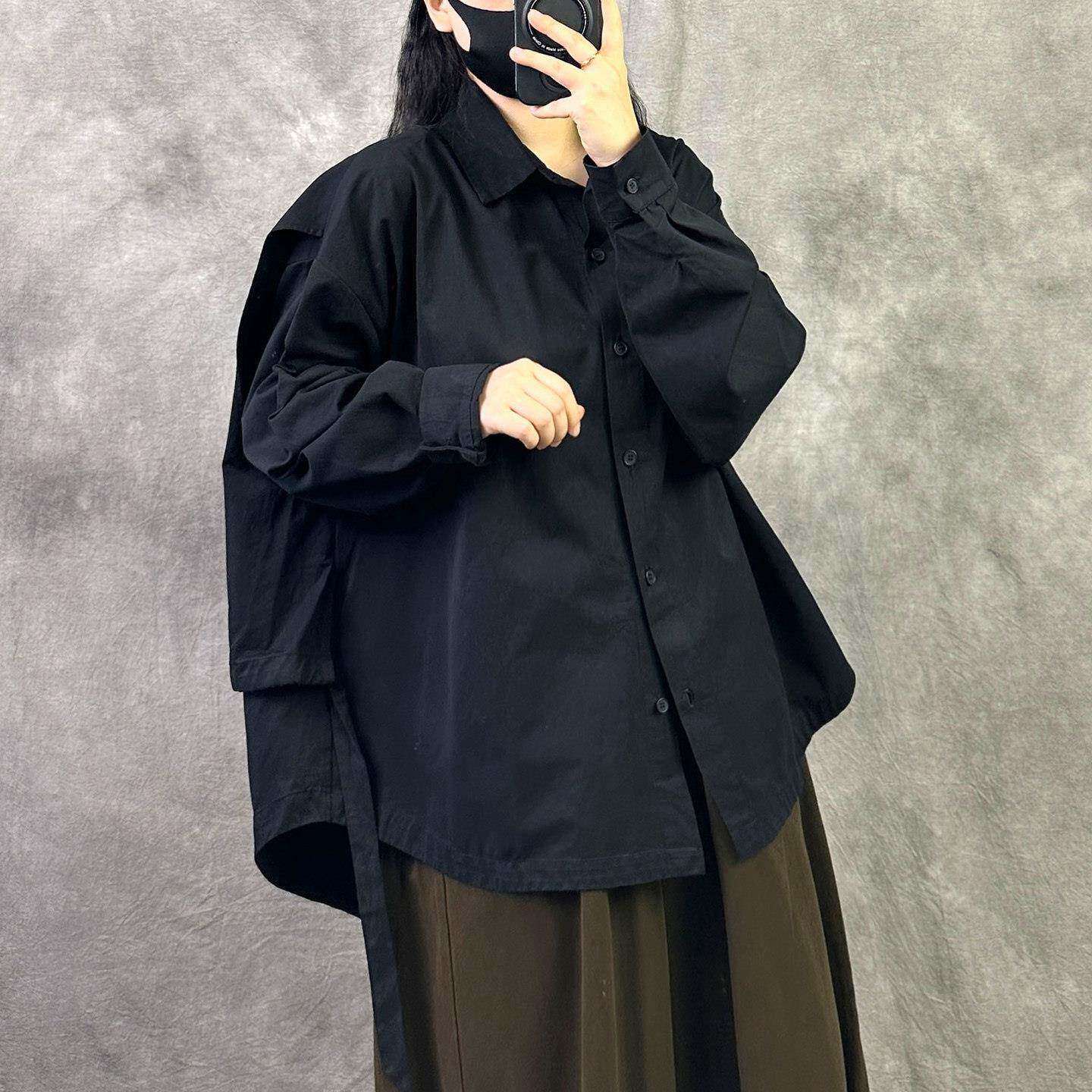 推荐原创春秋季设计感小众衬衫外套上衣女时尚洋气时髦轻奢高级感