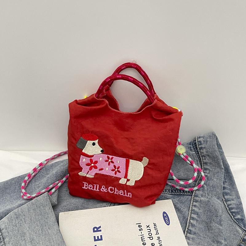 新品日系可爱刺绣腊肠狗水