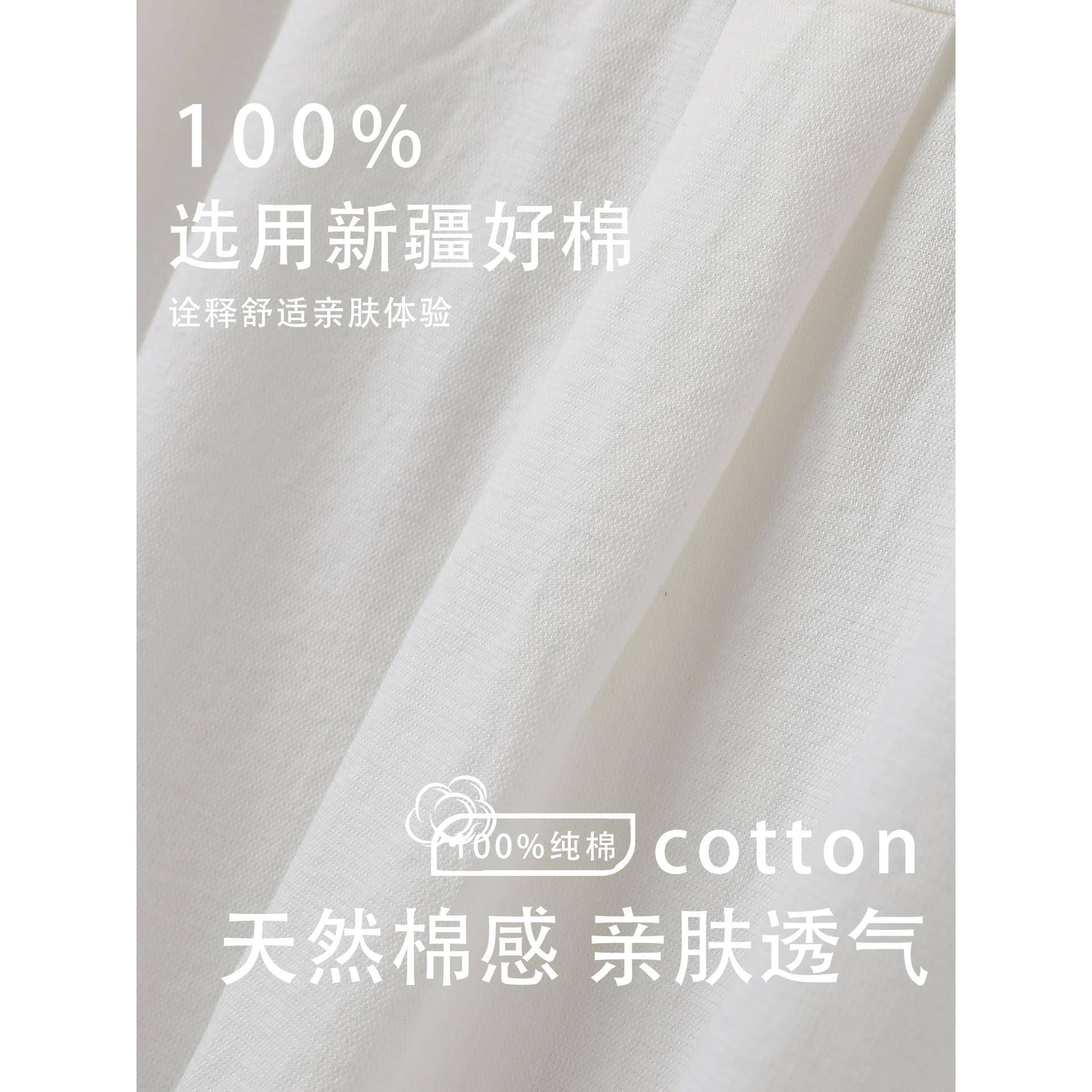 推荐白色刺绣衬衫女长袖圆领纽扣开衫文艺风纯棉上衣2026秋季新款
