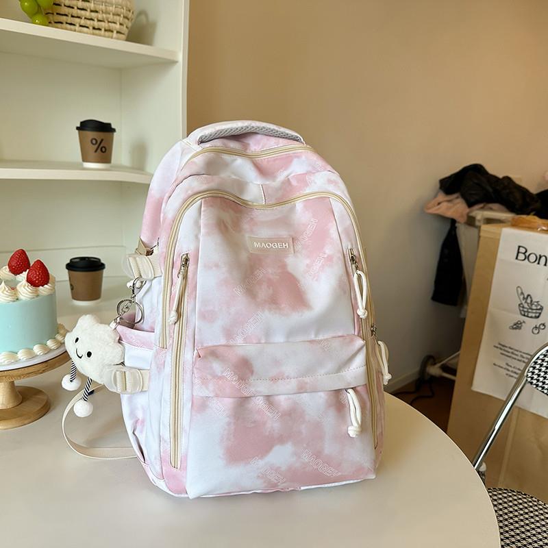 新品书包女初中生大容量可