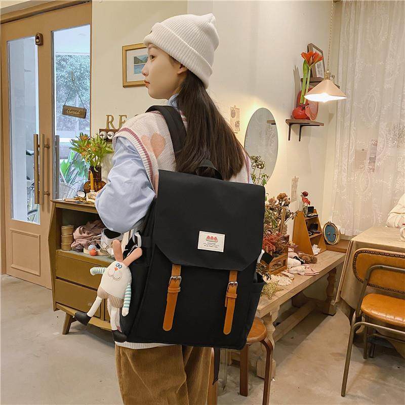 新品书包女大学生2025新款初中生高中女生可电脑背包上班通勤双肩