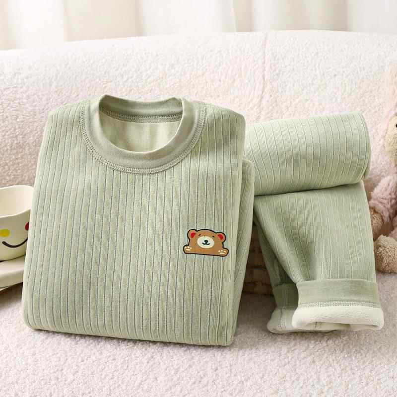 儿童保暖内衣套装加绒加厚