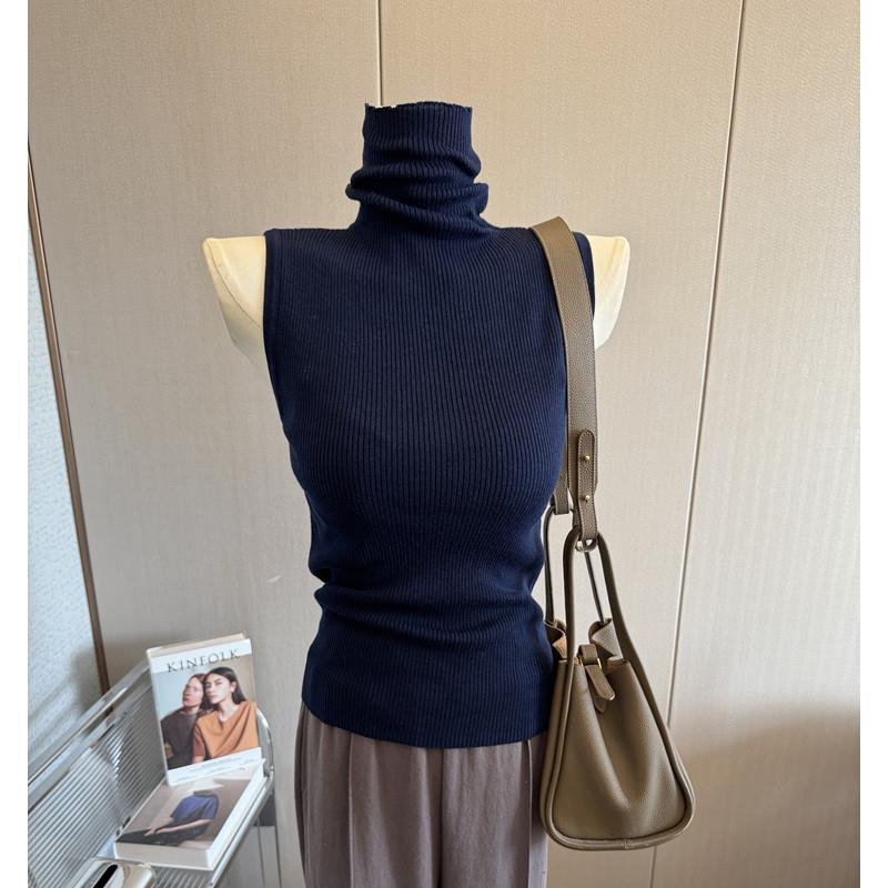 推荐法式时髦修身针织衫女