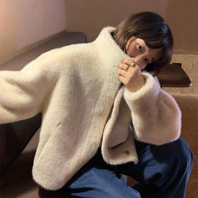 新品2023新款立领貂皮环保