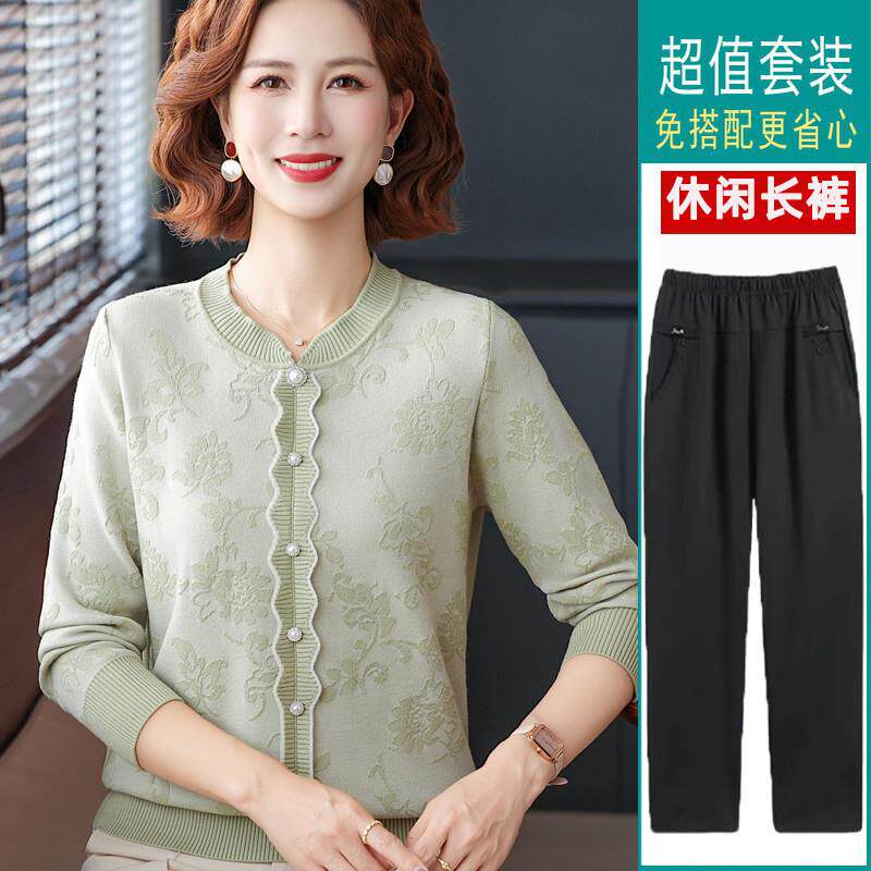 新品2025新款妈妈秋装洋气