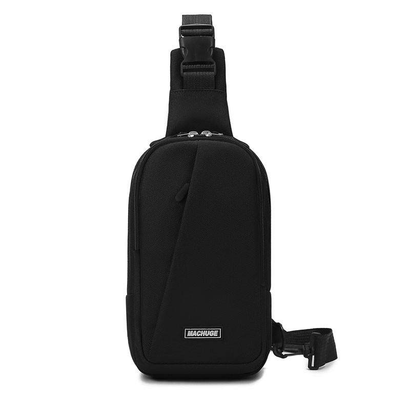 新品潮牌运动男款小背包简约大容量胸包新款户外斜挎包胸前背包百