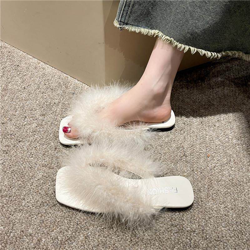 新品大码女鞋41一43水貂毛