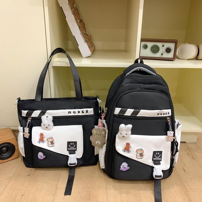 新品小清新可爱书包女初中