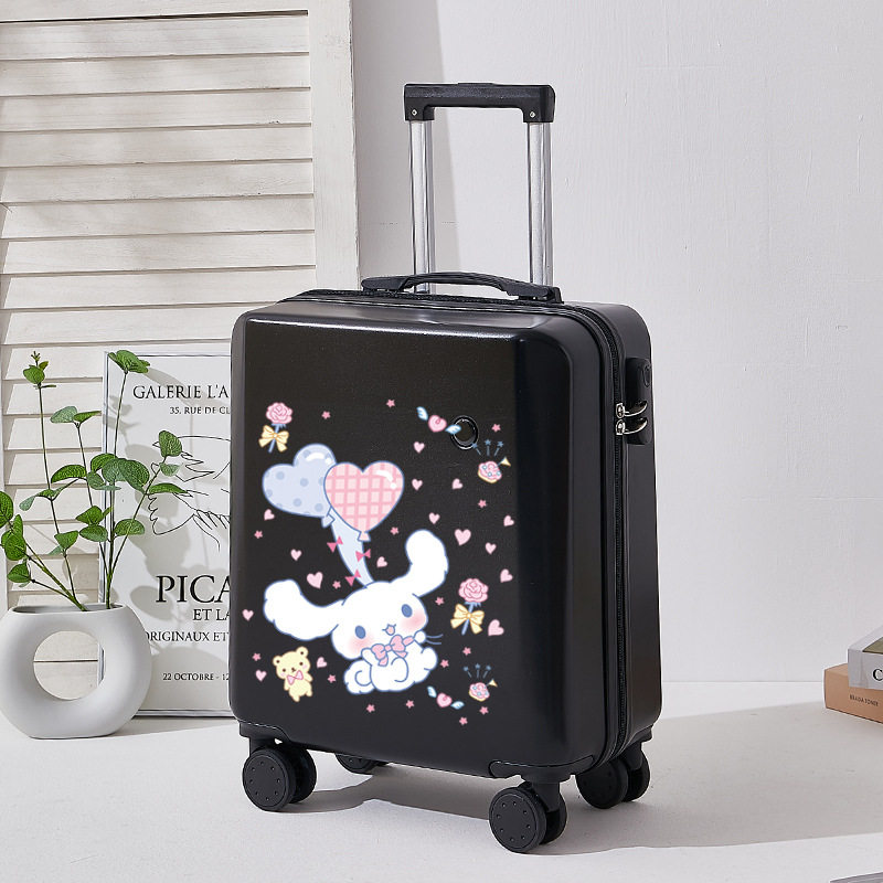 行李箱18寸万向轮登机箱个性化印制logo礼品女拉杆箱旅行箱行礼箱