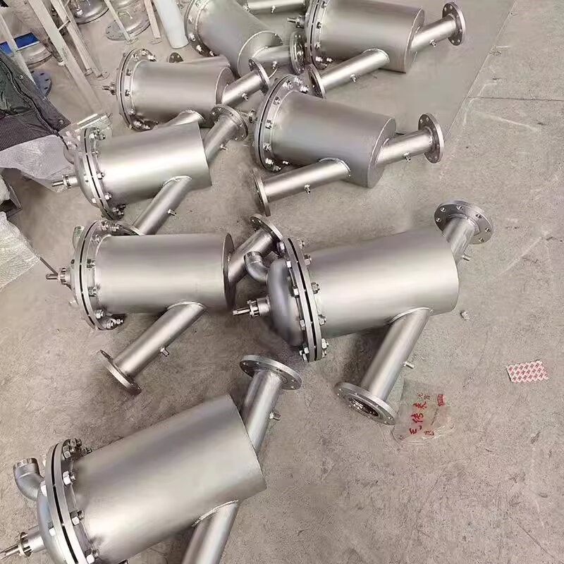 Y型手摇刷式过滤器304 316L不锈刚全自M动除污器Y型刮刀式过滤器