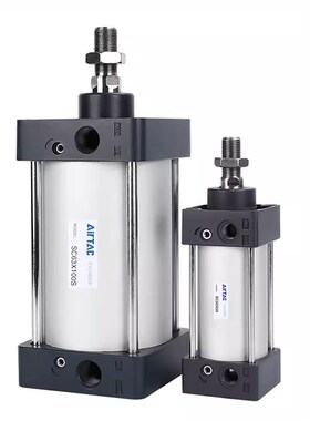 亚德客标准气缸SC32/40/50/63/80X25X50X75HX100X150X200X300X500