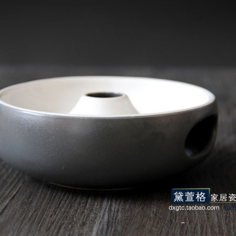 RD纯白陶瓷隔热餐垫 椭圆平板面包甜品碟甜R品碟 陶瓷餐具配件