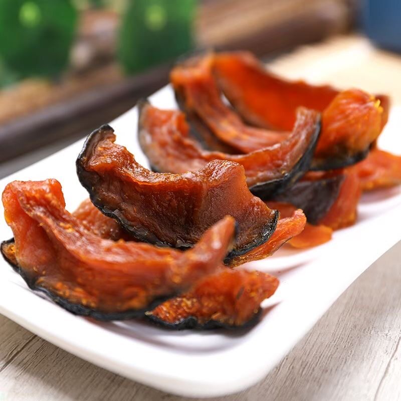 带皮贝贝南瓜干开袋即食粗粮独立包装健康饱腹农家代餐解馋零食
