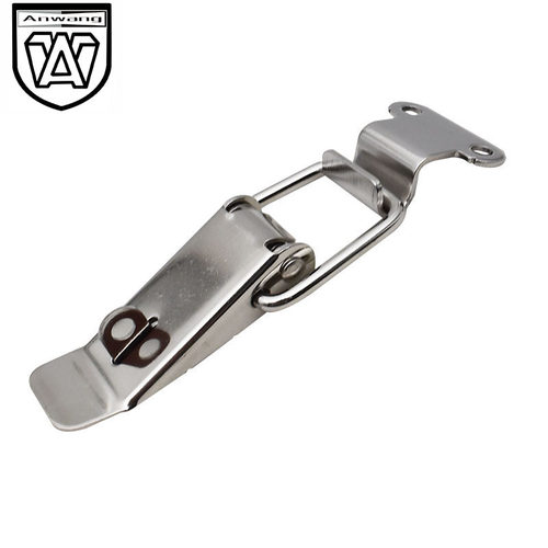AW/安望锁扣卡扣不锈钢304锁具固定工具箱工业搭扣锁皮箱102+A6