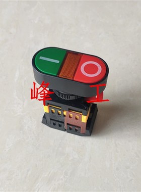 APBB-22N-25N 双键带灯AC220V 按钮开关 双位带灯自复位开关22mm