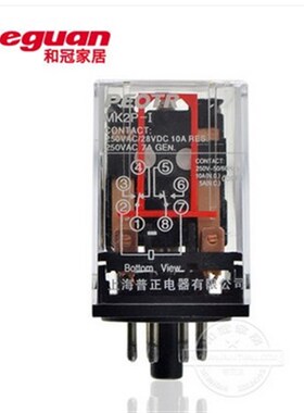 PEORT普正 MK2P-I 小型中间继电器 220V 24V 12V 各种电压