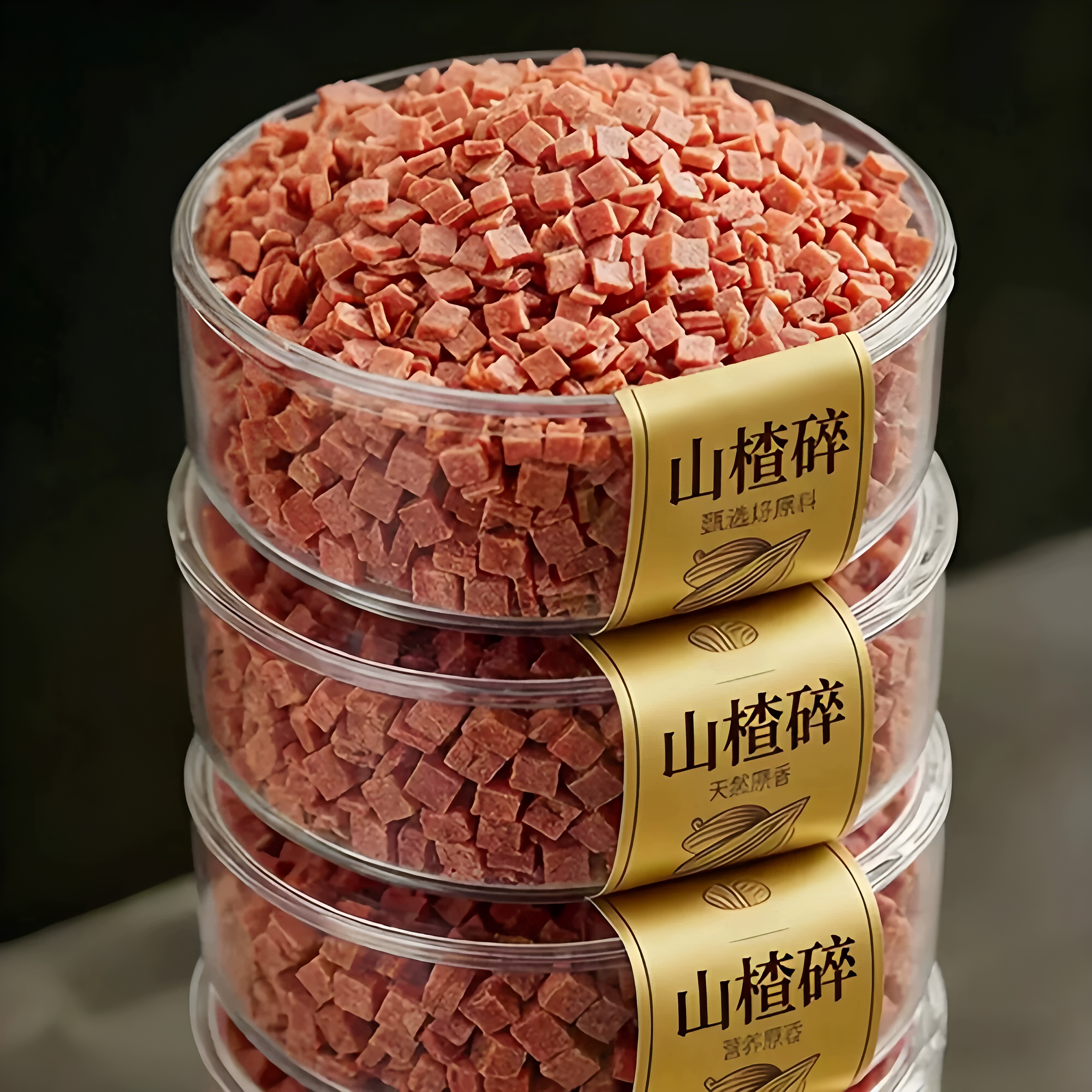 山楂碎片炒酸奶藕粉烧仙草原料官方正品旗舰店山楂粒奶茶材料商用