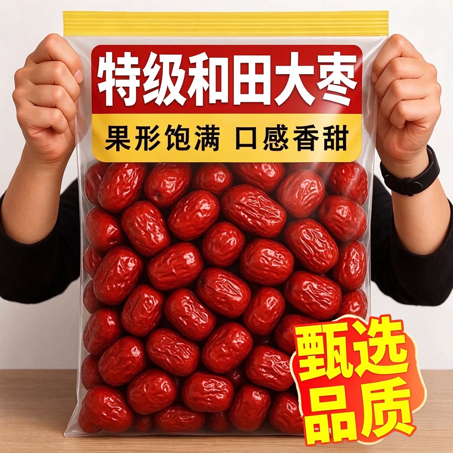 新疆正宗和田特级大枣官方旗舰店特产2026新货红枣休闲健康小零食