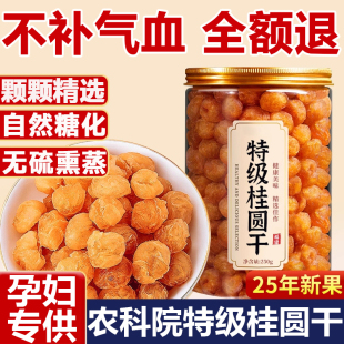 农科院特级桂圆干莆田2025新货灯笼肉即食泡水煲汤无核无壳龙眼干