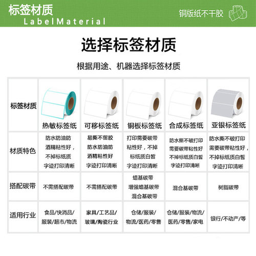 铜版纸不干胶90*160 165竖版条码标签纸物流打印贴纸9*16 16.5cm