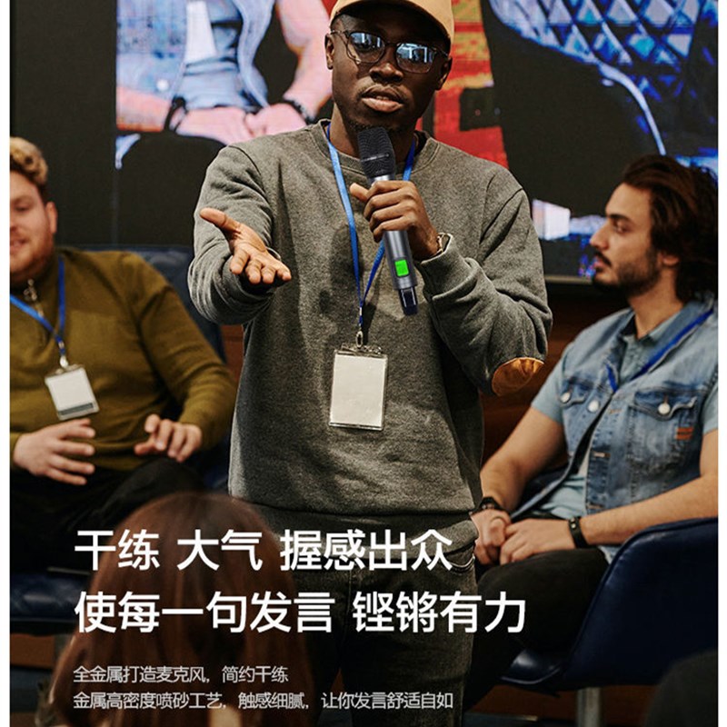 万能无线话筒一拖二通用接收器UHF调频户外唱歌直播K歌专业麦克风
