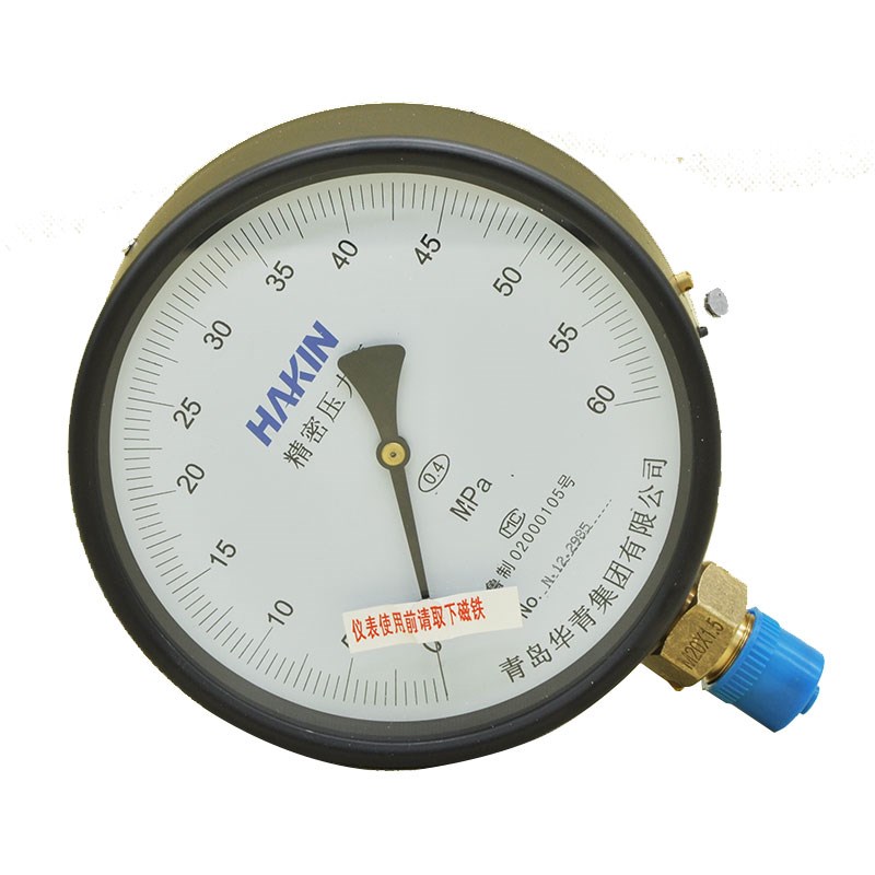 青岛华青YB-150精密压力表0.4级 0-0.25/0.4/0.6/1/1.6/2.5/4mpa