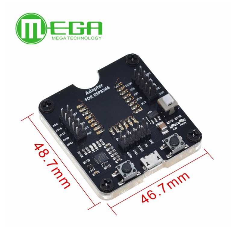 ESP8266测试架 烧录器 一键下载 支持ESP-12F 12E 12S 07S等模块