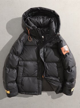 2024冬季新款男保暖羽绒连帽袄子机能外套18299御寒轻便羽绒服