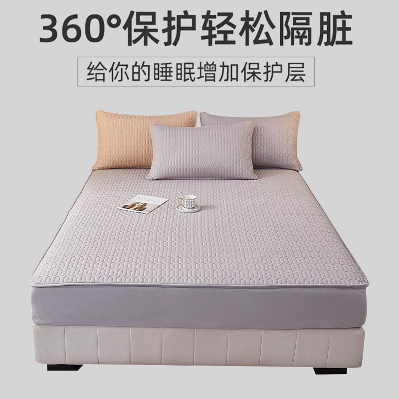 床笠罩2024新款四季通用床罩三件套夏季隔尿全包席梦思床垫保护罩
