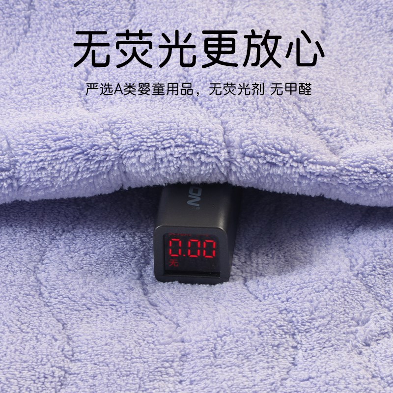 婴儿珊瑚绒浴巾儿童斗篷浴袍宝宝可穿式带帽男女童吸水毛巾秋冬季