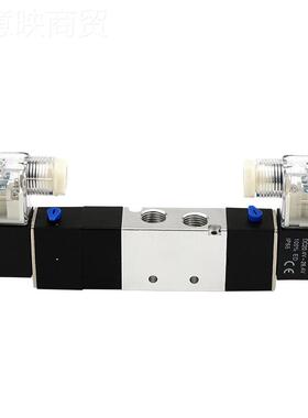 三位五通双电控电磁阀4V20/C/E/2P亚/DC12V/D3C24V/AC2AL-631170V
