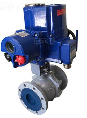圳防爆电动法兰球阀 Q941F 钢电动球阀铸 球电动深O型开98057关阀