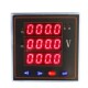 SX6L三相450V交流500V数字显示电压表AC伏电子显示数显PZ194U 3X4