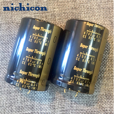 原装nichicon KG Super Through滤波电容4700uf63v 金脚