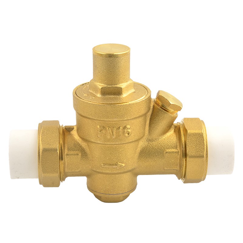 PE/PPR20全铜自来水管双活接内外牙丝热净水器家用稳压阀门减压阀