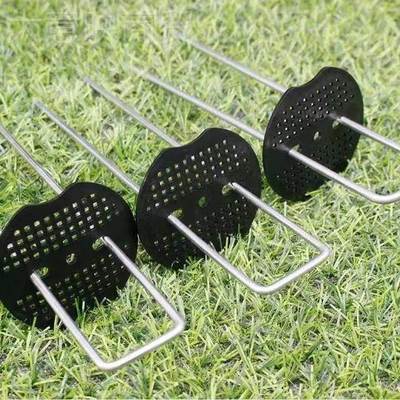 厂家直防销草地钉地布布MHV皮固定器三维网地插地镀锌u型地膜钉