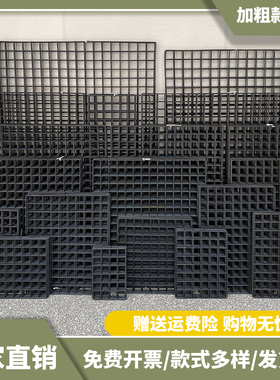 黑色网片网格幼儿园墙上展示架铁丝网加粗铁网格网超市置物架挂网