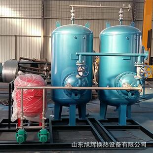 厂家生产浮动盘管容积式换热机组U型管立式容积式水加热机组